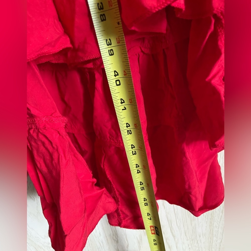 R.Vivimos Women Summer Cotton Sexy Blackless Long Dresses RED Sz Large 12/14 - Picture 10 of 14